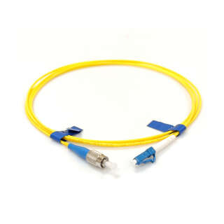 Патчкорд оптический FC/UPC-LC/UPC SM Simplex 1 м, LSZH, Slim 2 мм, CMS