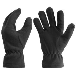 Рукавиці повнопалі флісові Reis Чорні, Black, XL