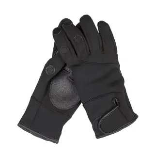 Рукавички тактичні Sturm Mil-Tec Neoprene/Amaro Shooting Gloves Black