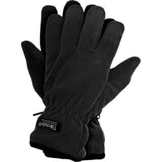 Рукавиці зимові флісові Reis Thinsulate Чорні, Black, XL