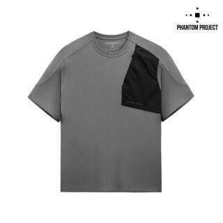 Phantom Project/M-Tac футболка Zipper combo Cotton Nylon Light Grey