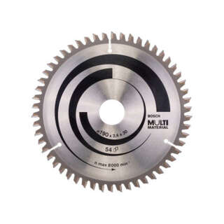 Пиляльний диск Bosch Multi Material 190×2,4×30, 54 HTLCG