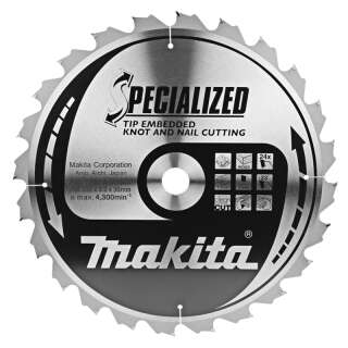 Пиляльний диск MAKITA Specialized (B-09385)