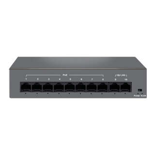 PoE комутатор Hisource HF082-02 з 8 портами PoE