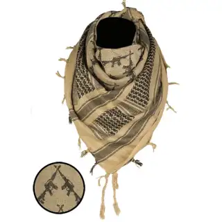 Повязка універсальна Шемаг Хакі/чорний