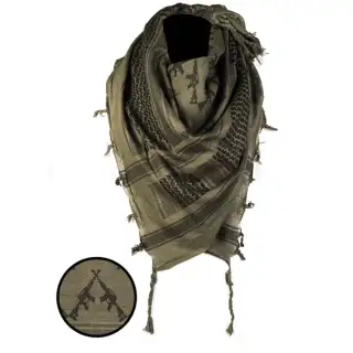 Пов'язка універсальна Шемаг Гвинтівка (Арафатка) Оливковий/чорний