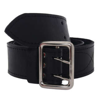 Ремінь шкіряний Портупея Чорний, Black, см, UA