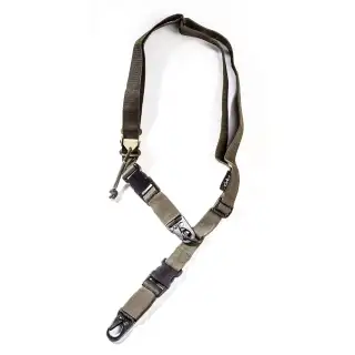 Ремінь збройовий двоточковий КАР (кріплення - карабін) Olive