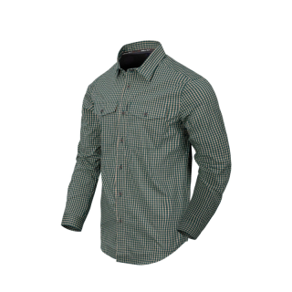 Сорочка Helikon Covert Concealed Carry - GREEN CHECKERED