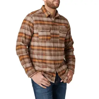 Сорочка тактична 5.11 ® Lester Flannel Plaid Long Sleeve Shirt Dark Earth Plaid