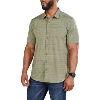Рубашка тактическая 5.11 Ellis Short Sleeve Shirt, Green, 2XL, 5.11 Tactical