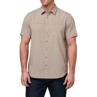 Рубашка тактическая 5.11 Ellis Short Sleeve Shirt, Grey, M, 5.11 Tactical