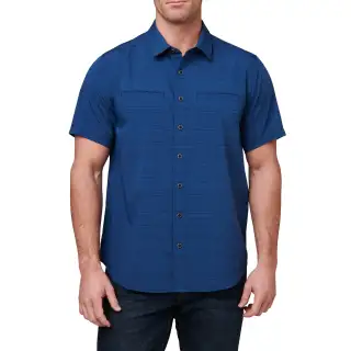 Сорочка тактична 5.11 Ellis Short Sleeve Shirt Pacific Navy