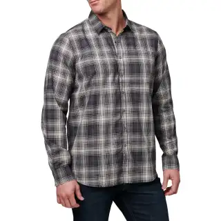 Сорочка тактична 5.11 Igor Plaid Long Sleeve Shirt Black Plaid 2