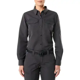 Сорочка тактична жіноча 5.11 Women's Fast-Tac™ Long Sleeve Shirt Charcoal