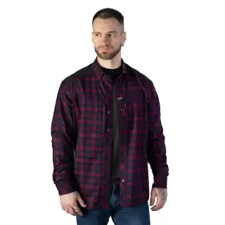 Сорочка "Тайфун" Red/Navy 9579