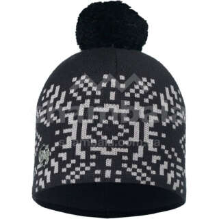 шапка buff knitted & polar hat whistler, black (bu 113346.999.10.00)