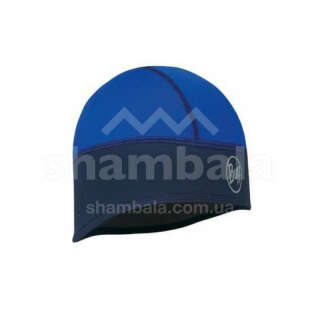 шапка buff windproof tech fleece hat, solid blue (bu 113389.707.10.00)