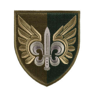 Шеврон 132-й окремий розвідувальний батальйон олива