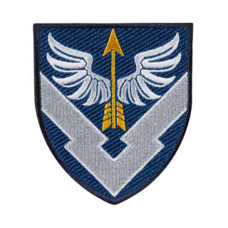 Шеврон 433 база зберігання озброєння і техніки кольоровий