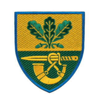 Шеврон 61 Окрема Єгерська бригада кольоровий