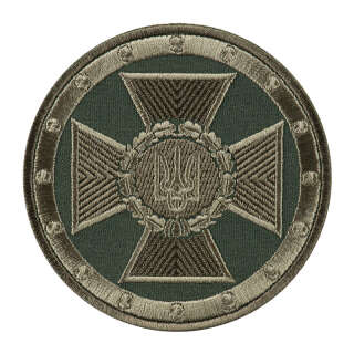 Шеврон СБУ круг хрест олива