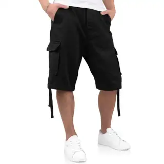 Шорти SURPLUS VINTAGE SHORTS WASHED Black