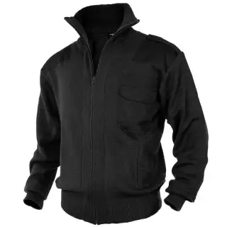 Светр з блискавкою Black