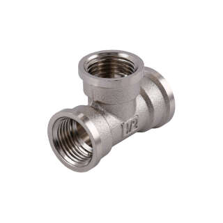 Трійник 1/2″ВВВ нікельований NT331S OPTIMUM