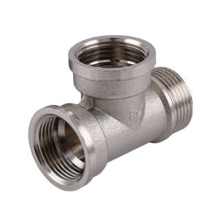Тройник 3/4″ВВН никелированный NT444S OPTIMUM