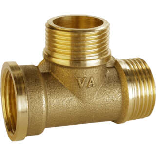 Трійник латунний 3/4″ВР х 3/4″ЗР х 3/4″ЗР штампований А0255А VA