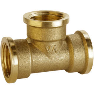 Трійник латунний 3/4″ВР х 3/4″ВР х 3/4″ВР штампований А0219-1А VA