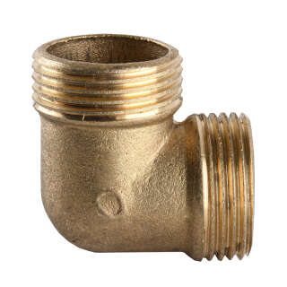 Угольник латунный 1″НР х 1″НР литейный 127Б, !NoName