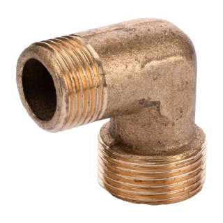 Угольник редукционный латунный 3/4″НР х 1/2″НР литейный 1010Б, !NoName