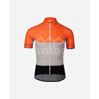 велоджерсі poc essential road light jersey,granite grey/zink orange, s (pc 582128287sml1)