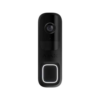 Видеозвонок Ajax DoorBell black со встроенным искусственным интеллектом, ИК-сенсором и управлением в приложениях