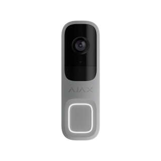 Видеозвонок Ajax DoorBell grey со встроенным искусственным интеллектом, ИК-сенсором и управлением в приложениях