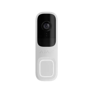 Видеозвонок Ajax DoorBell white со встроенным искусственным интеллектом, ИК-сенсором и управлением в приложениях