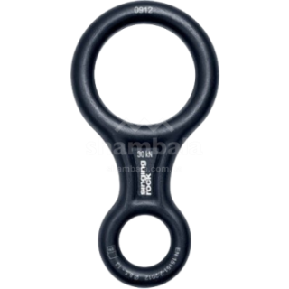 вісімка singing rock figure 8 large black (sr k6031.bb)