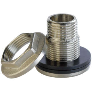 Врізання в бак 1/2″З нікельоване посилене NO303R OPTIMUM
