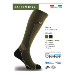 X Tech шкарпетки Carbon XT25 олива