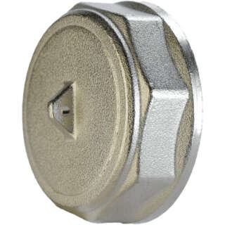 Заглушка 1 1/4″В нікельована під пломбу-NC601P OPTIMUM