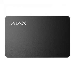 Защищенная бесконтактная карта Ajax Pass black (комплект 10 шт.) для клавиатуры KeyPad Plus
