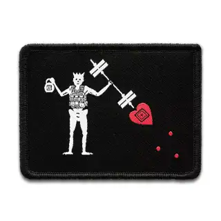 Нашивка 5.11 Black Beards Workout Patch, 5.11 ®