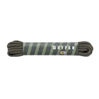 M-Tac шнурки паракорд OD Green Stripes тип.3
