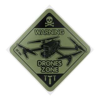 M-Tac наклейка Drones Zone Large Ranger Green